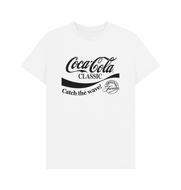 Parka London Coca Cola Classic Wave White T-Shirt