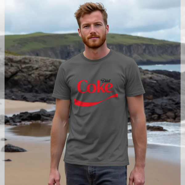 parka london Coca Cola Diet Coke Charcoal T-Shirt