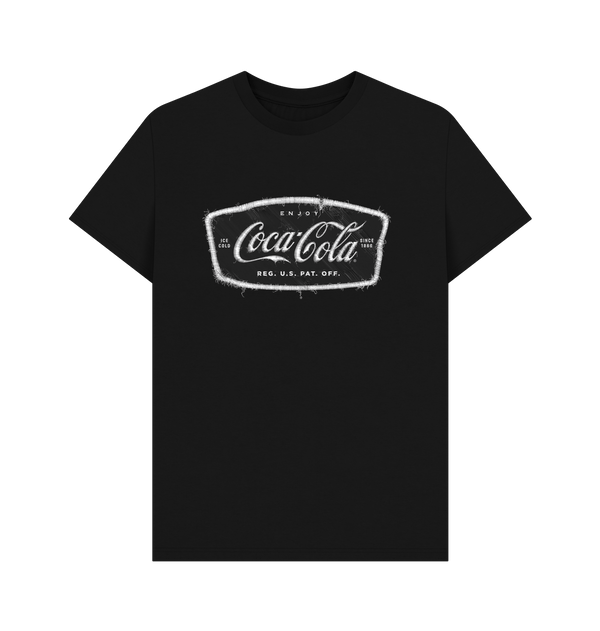 Parka London Coca Cola License Plate Black T-Shirt