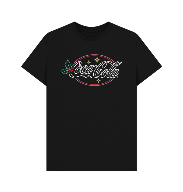 Parka London Coca Cola Neon Sign Black T-Shirt