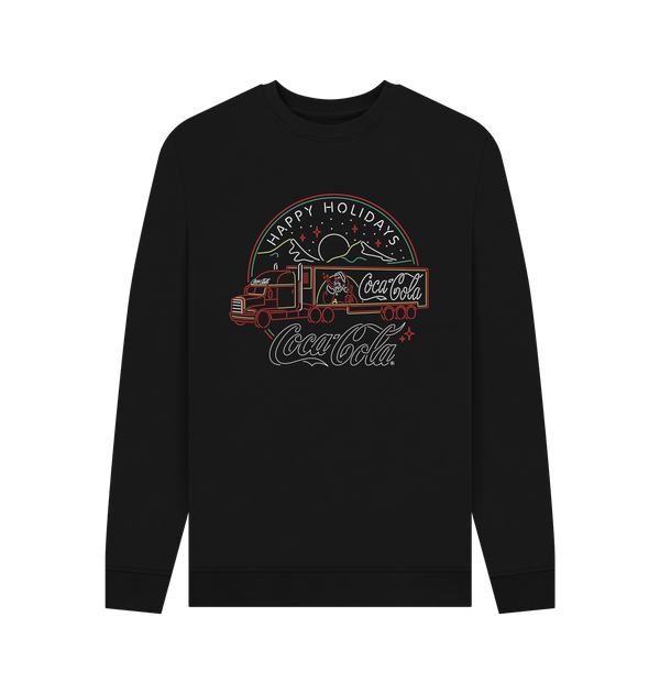 Parka London Coca Cola Neon Truck Black Sweatshirt