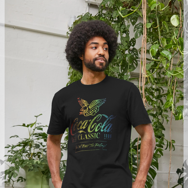 parka london Coca Cola Ombre Black T-Shirt