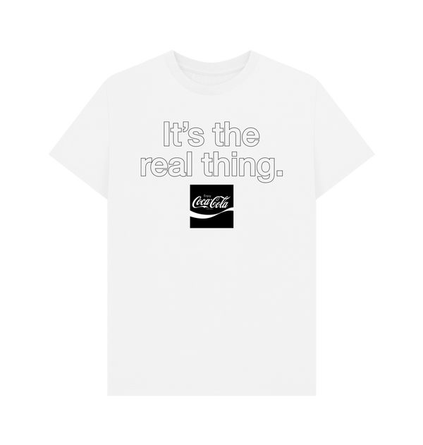 Parka London Coca Cola Real Thing White T-Shirt