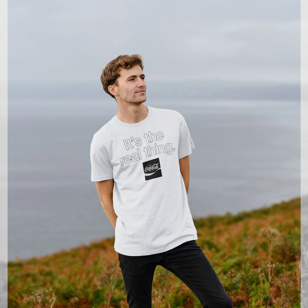 parka london Coca Cola Real Thing White T-Shirt
