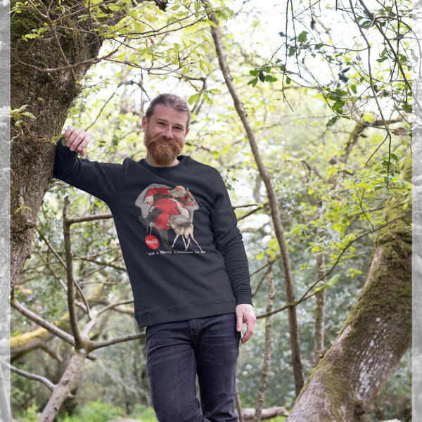 parka london Coca Cola Santa Navy Sweatshirt