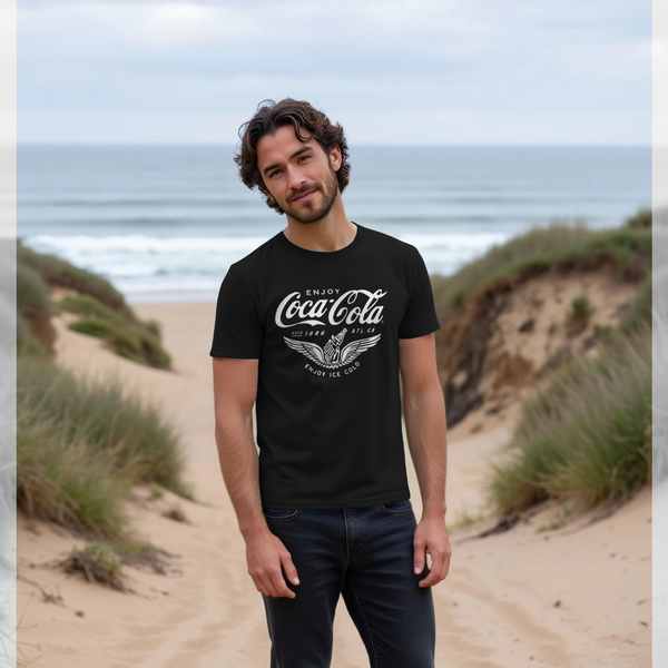 parka london Coca Cola Wings Black T-Shirt