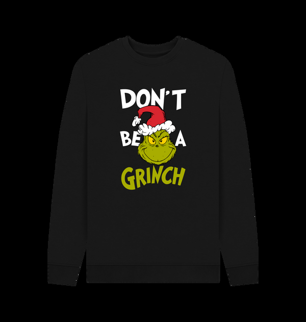 Parka London Don't Be A Grinch Black Sweatshirt