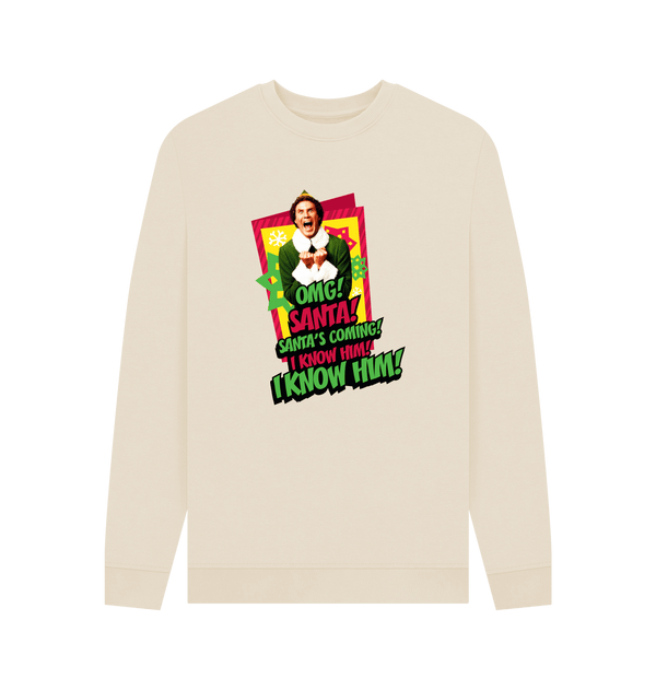 Parka London Elf I Know Him Cream Sweatshirt