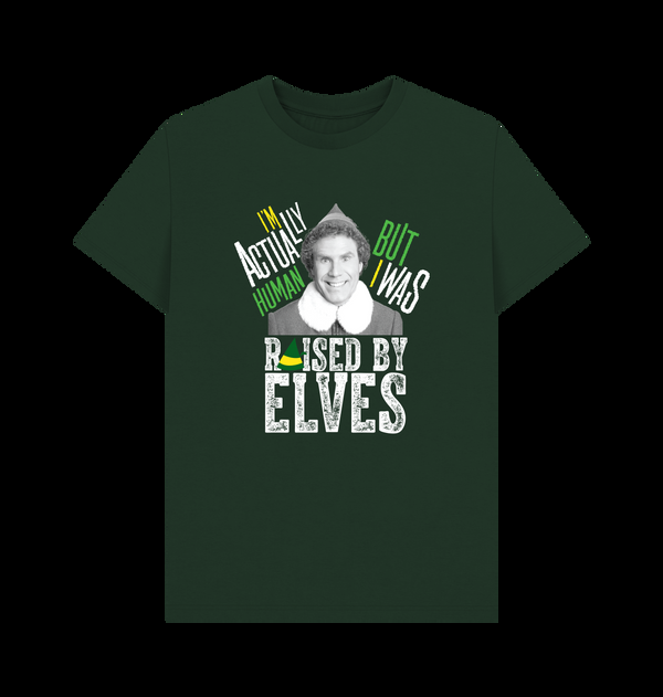 Parka London Elf 'I'm Actually Human' Green T-Shirt