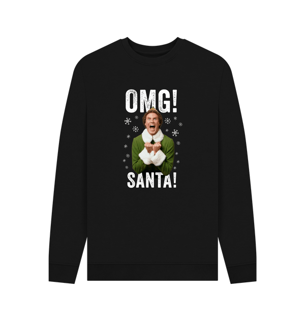 Parka London Elf OMG Santa Black Sweatshirt