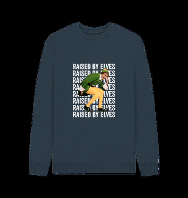 Parka London Elf 'Raised By Elves' Navy Sweatshirt