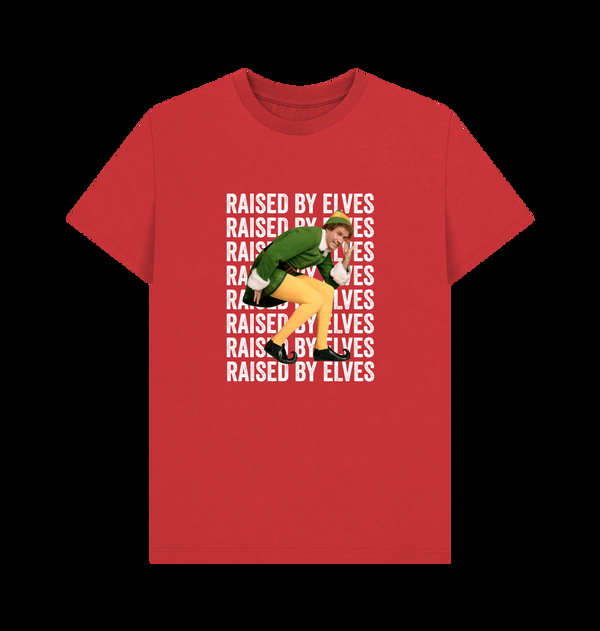 Parka London Elf 'Raised By Elves' Red T-Shirt