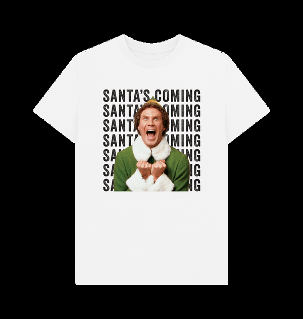 Parka London Elf 'Santa's Coming ' White T-Shirt