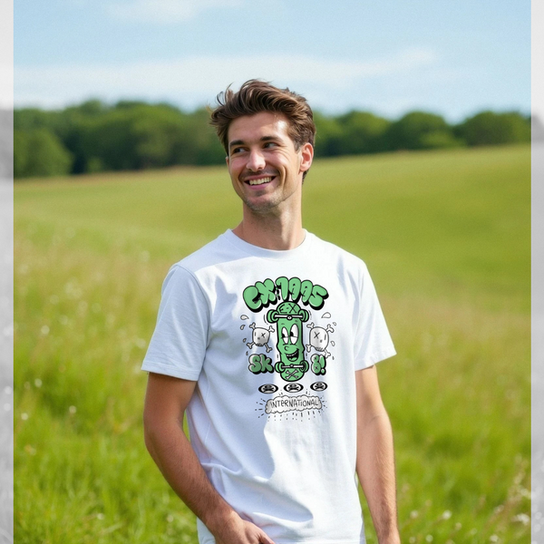 parka london Extreme Sk8 White T-Shirt