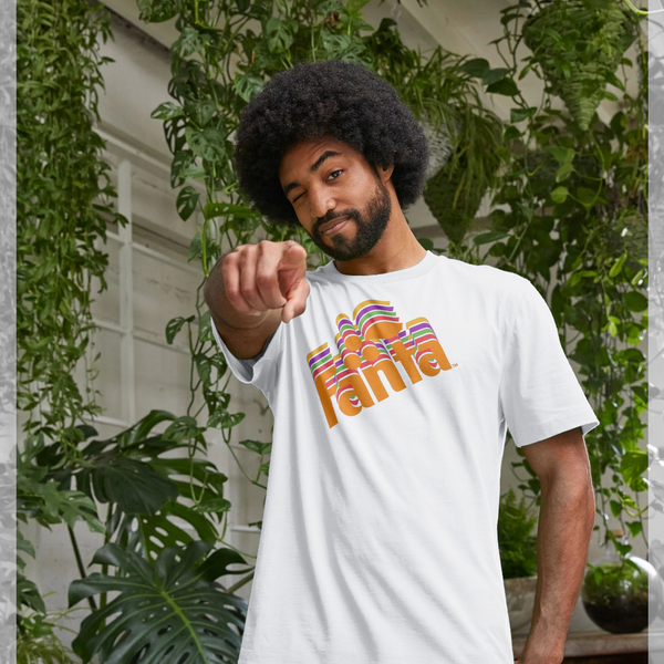 parka london Fanta Repeat Logo White T-Shirt