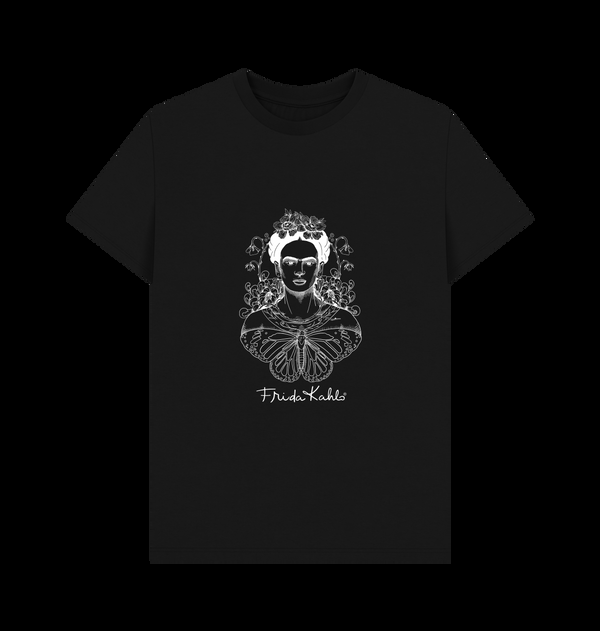 Parka London Frida Kahlo Butterfly Black T-Shirt