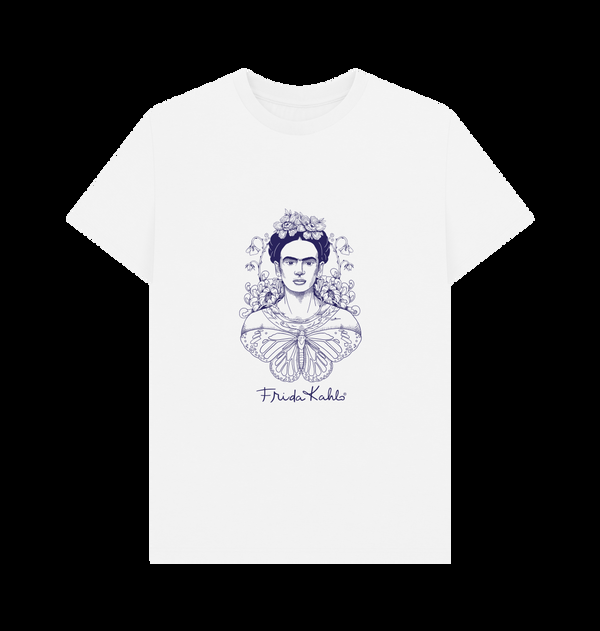 Parka London Frida Kahlo Butterfly White T-Shirt