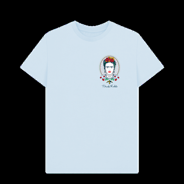 Parka London Frida Kahlo Chest Light Blue T-Shirt