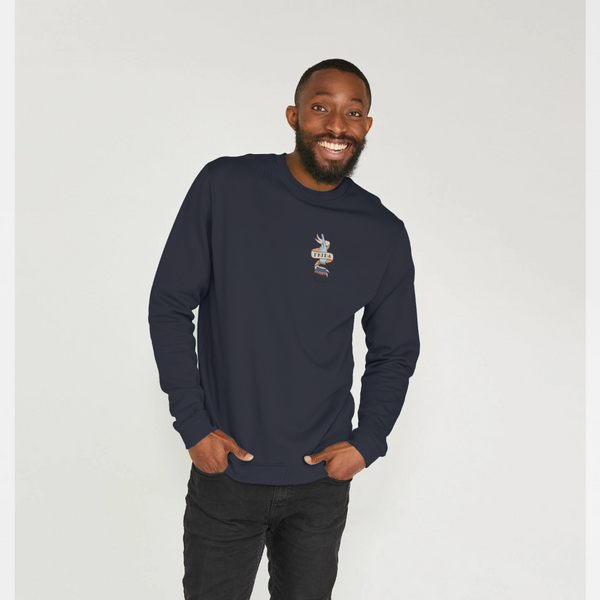 parka london Frida Kahlo Hand Navy Sweatshirt