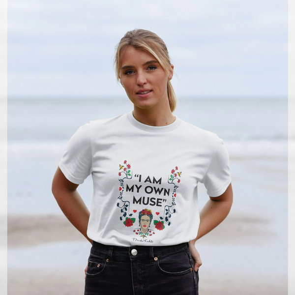 parka london Frida Kahlo Muse White T-Shirt