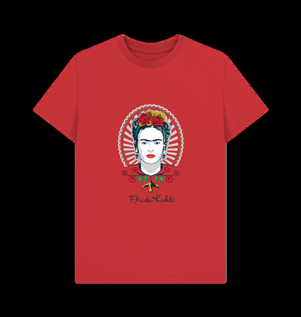 Parka London Frida Kahlo Portrait Red T-Shirt