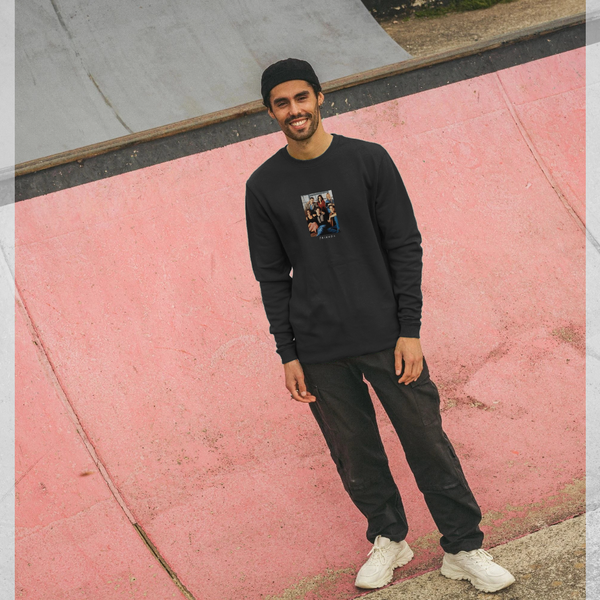 parka london Friends Cast Photo Black Sweatshirt