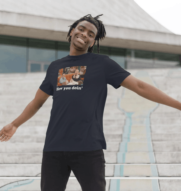 parka london Friends How You Doin'? Navy T-Shirt