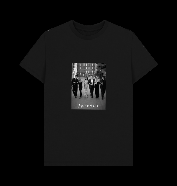 Parka London Friends TV Show Poster Black T-Shirt