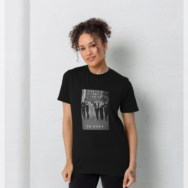 parka london Friends TV Show Poster Black T-Shirt