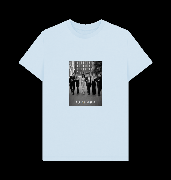Parka London Friends TV Show Poster Blue T-Shirt
