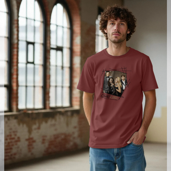 parka london Gossip Girl Cast Graphic Red T-Shirt