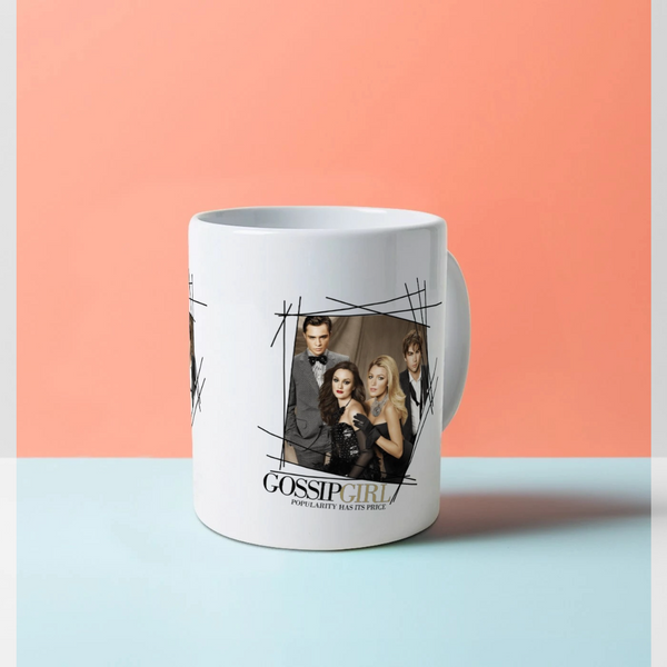 parka london Gossip Girl Cast Graphic White Mug
