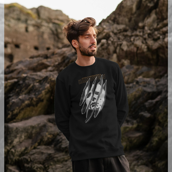 parka london Halloween Slasher Black Sweatshirt