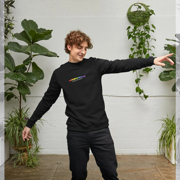 parka london Happy Pride Month Black Sweatshirt