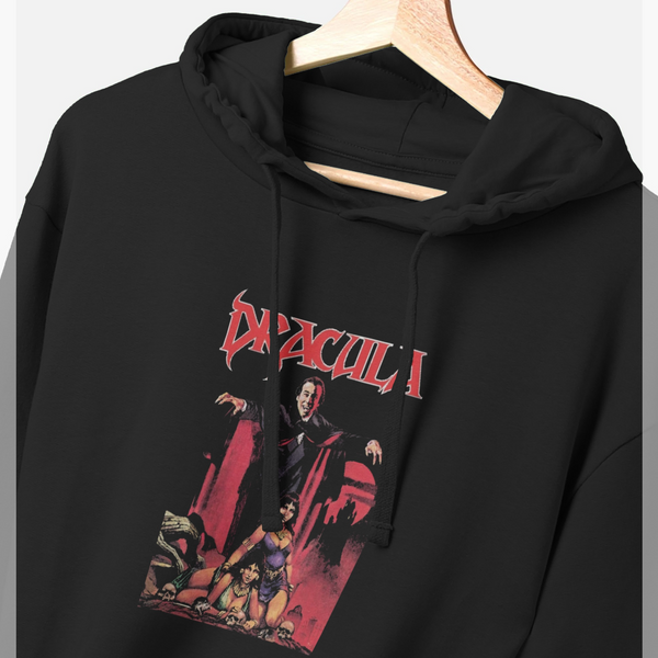 parka london Horrorline Dracula Lives Black Hoodie