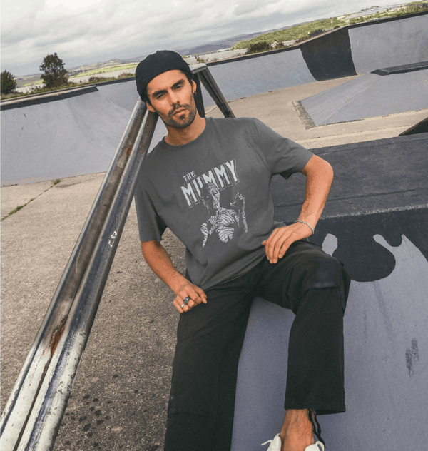 parka london Horrorline 'The Mummy' Grey T-Shirt