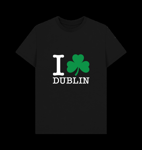 Parka London I Heart Dublin Shamrock Black T-Shirt