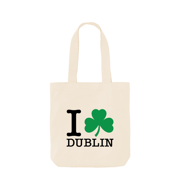 Parka London I Heart Dublin Shamrock Natural Tote