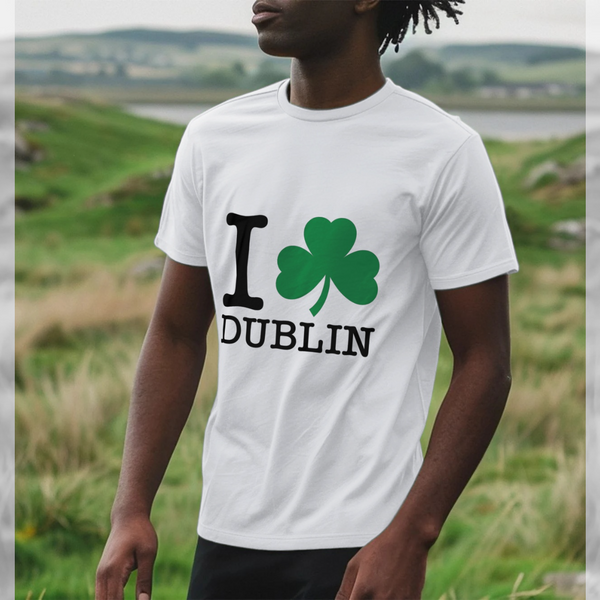 parka london I Heart Dublin Shamrock White T-Shirt