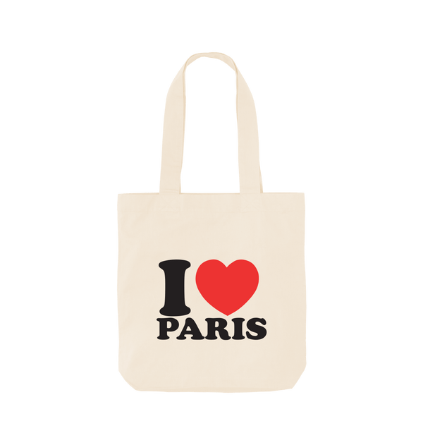 Parka London I Heart Paris Natural Tote Bag