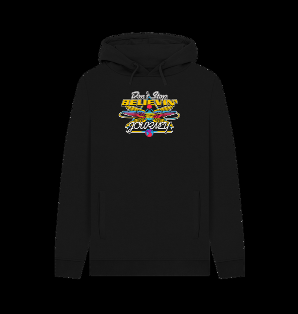 Parka London Journey Rock Band Wings Black Hoodie