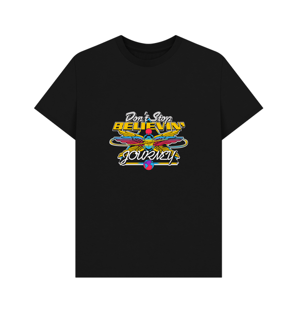 Parka London Journey Rock Band Wings Black T-Shirt