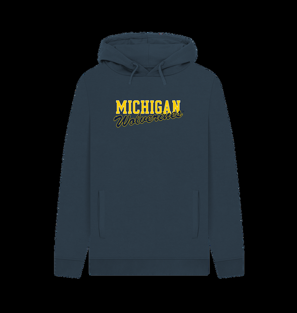 Parka London Michigan Wolverines Navy Hoodie
