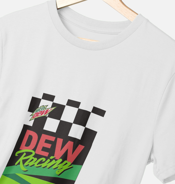 parka london Mountain Dew Racing White T-Shirt
