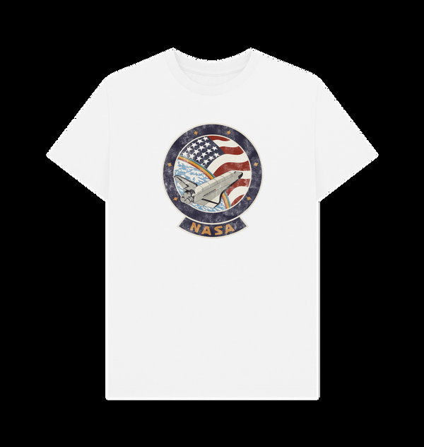 Parka London NASA Faded USA Graphic White T-Shirt