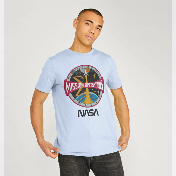 parka london NASA Mission Ops Blue T-Shirt