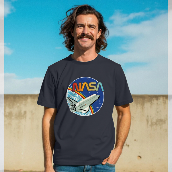 parka london NASA Rainbow Navy T-Shirt