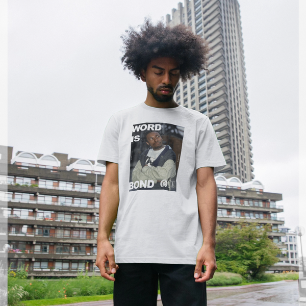 parka london ODB Word is Bond White T-Shirt