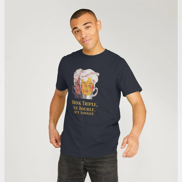 parka london Oktoberfest Drink Beer Navy T-Shirt