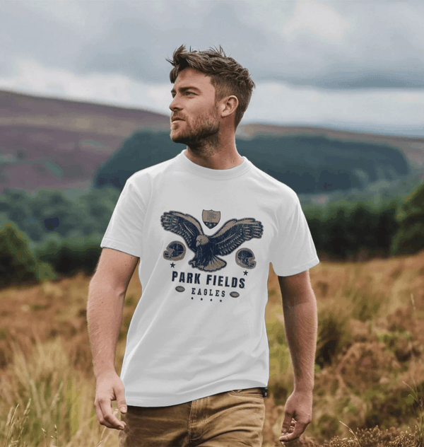 parka london Park Fields Eagles White T-Shirt